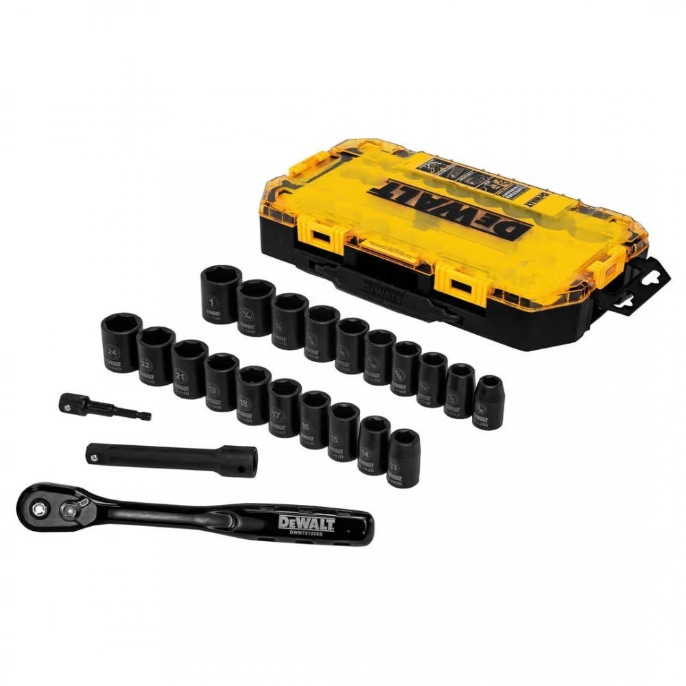 ชุดลูกบล็อกลม DEWALT DWMT74739 23 ชิ้น ขนาด 1 2 นิ้ว