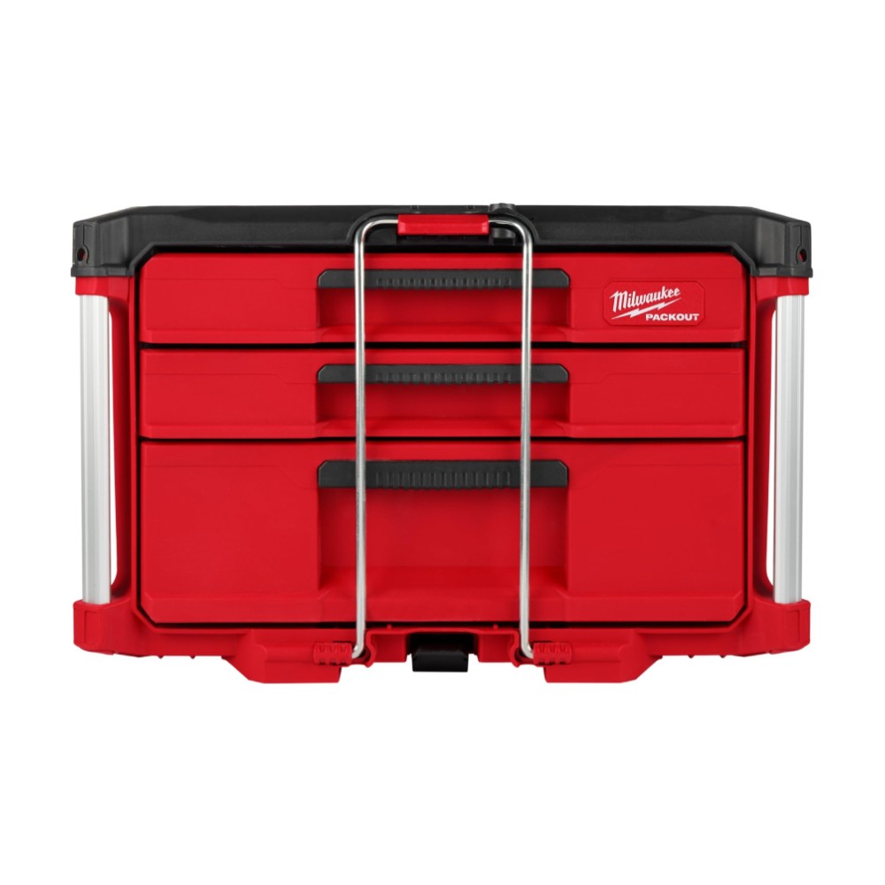 กล่องเครื่องมือ MILWAUKEE 48 22 8447 PACKOUT™ 3 Drawer Tool Box  Multi Depth  3 ลิ้นชัก  เฉพาะกล่อง 