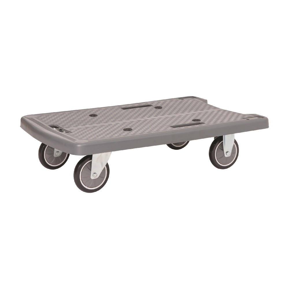 รถเข็นดอลลี่พื้นพลาสติก JUMBO A024100003 GP 200N ขนาด 250 Kg