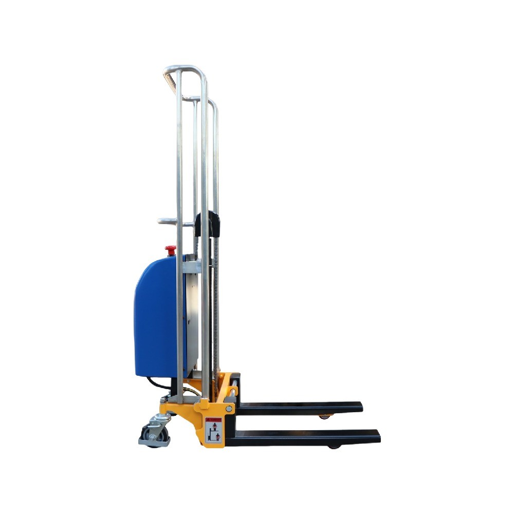 รถยกกึ่งไฟฟ้า JUMBO A220200028 รุ่น SDJA400E 15 ขนาด 400 Kg งายาว 650 มม  ยกสูง 1440 มม 