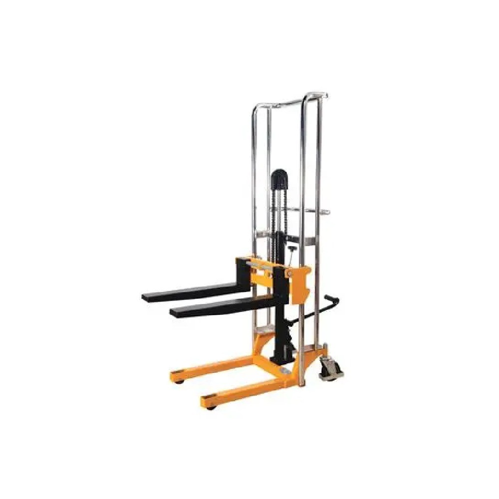 รถยกสูง JUMBO A220100001 รุ่น PS 0415 แบบเท้าเหยียบ ปรับงาได้ ขนาด 400 Kg