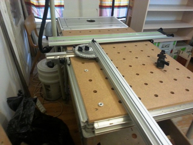 รั้วขาตั้งเสริมโต๊ะเลื่อย Trimming attachment FESTOOL CS 70 KA