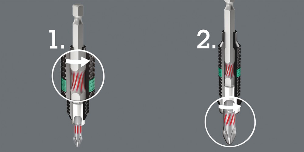 ดอกไขควงหัวแฉก Wera PH2 ขนาด 50 mm. 851/4 BTH bits 05059542001