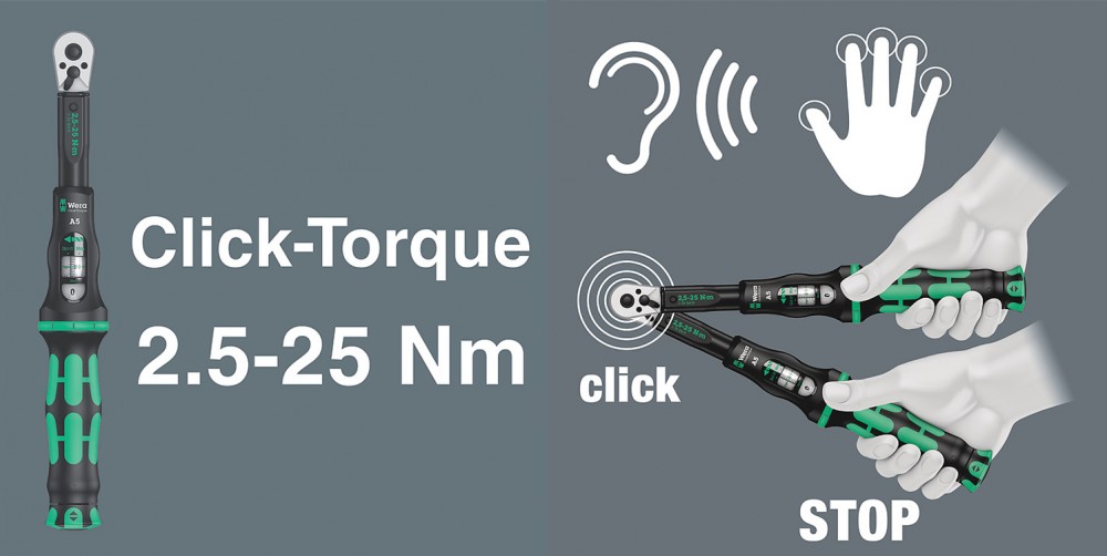 ประแจปอนด์ Wera Bicycle Set Torque 1 5004180001 2.5-25 Nm