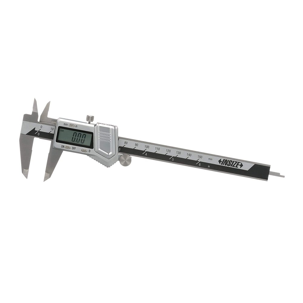 เวอร์เนียดิจิตอล INSIZE 1114-150A อัลลอย ช่วงการวัด 0-150 มม. (0-6 นิ้ว) ความละเอียด 0.01 มม. (0.0005 นิ้ว)
