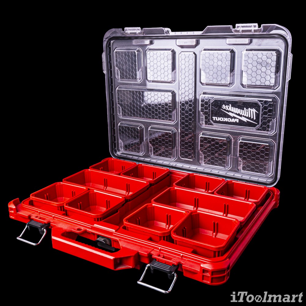กล่องเครื่องมือ (แบบบาง) MILWAUKEE 48-22-8431 PACKOUT Organizer