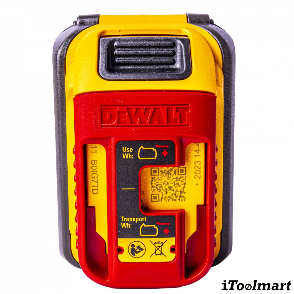 แบตเตอรี่ DeWALT DCB606 60V ขนาด 6.0 ah Flexvolt