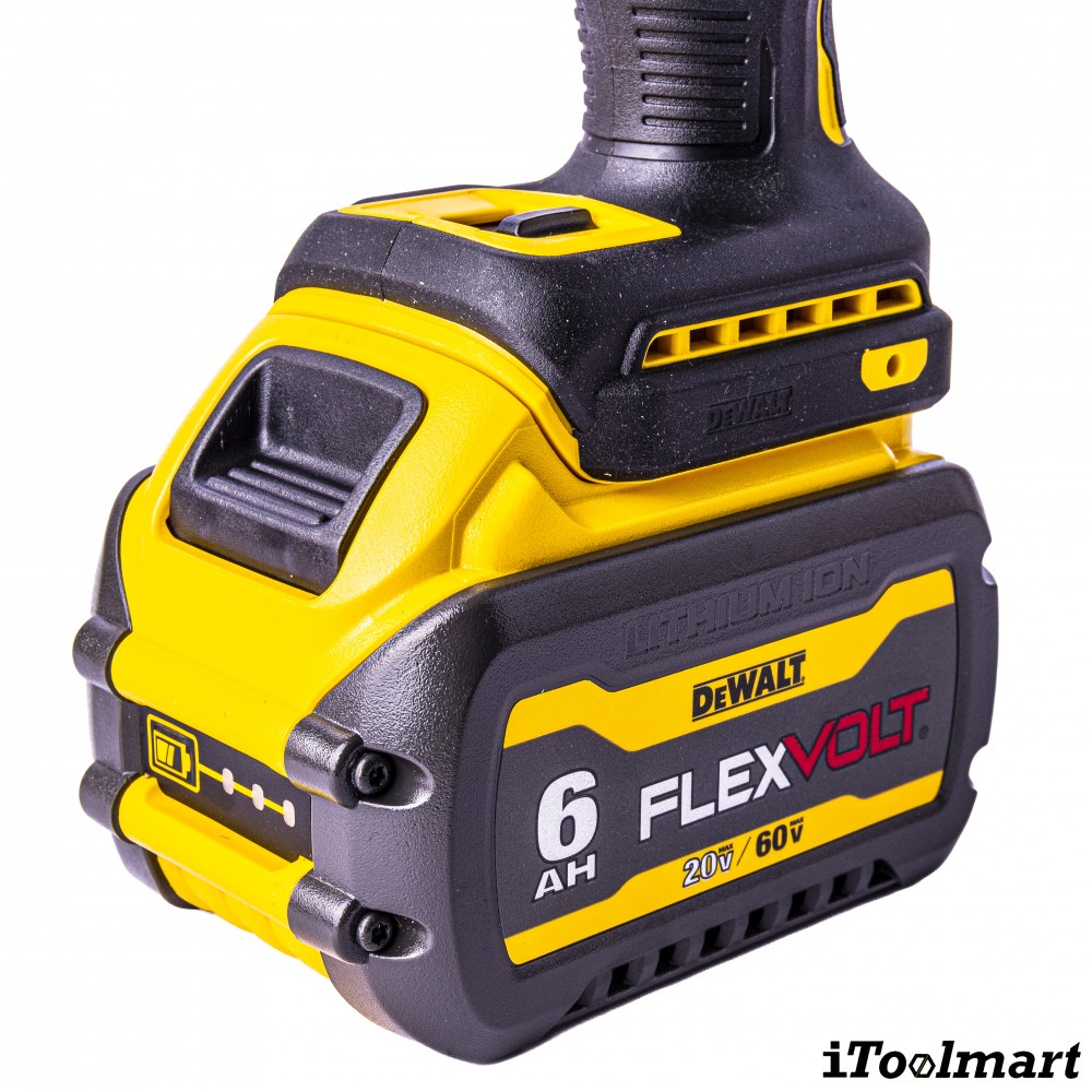 แบตเตอรี่ DeWALT DCB606 60V ขนาด 6.0 ah Flexvolt