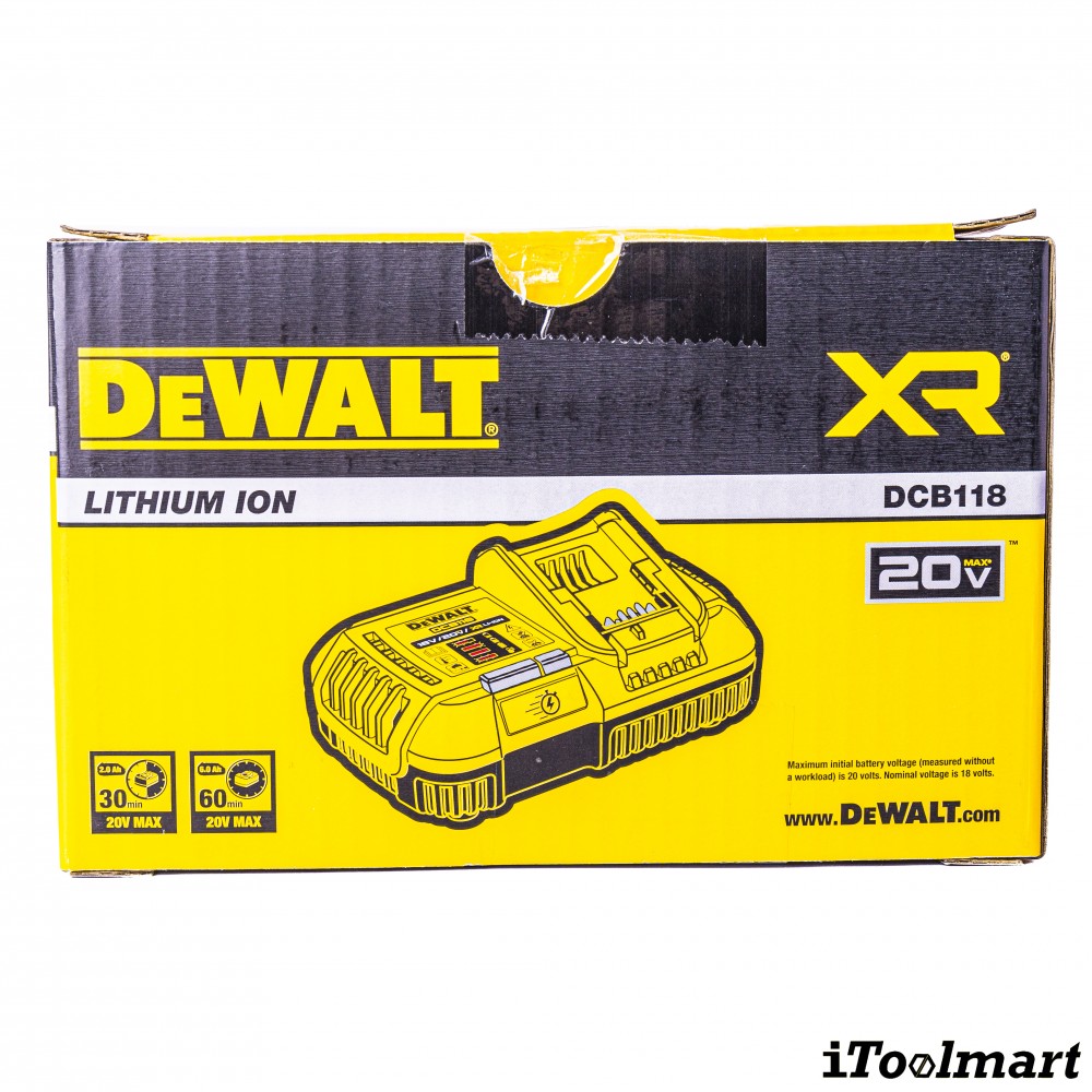 แท่นชาร์จแบตเตอรี่ Dewalt DCB118-B1 18V.