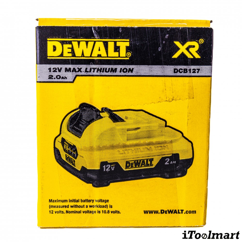 แบตเตอรี่ Dewalt DCB127 12V. 2Ah.