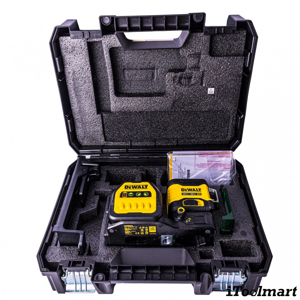 เลเซอร์วัดระดับ DeWALT DCE089NG18-xj แสงสีเขียว 18V (ตัวเปล่า)
