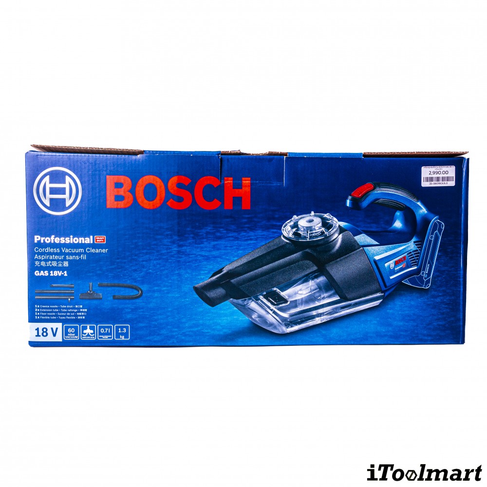 เครื่องดูดฝุ่นไร้สาย BOSCH GAS 18V-1 (ตัวเปล่า)