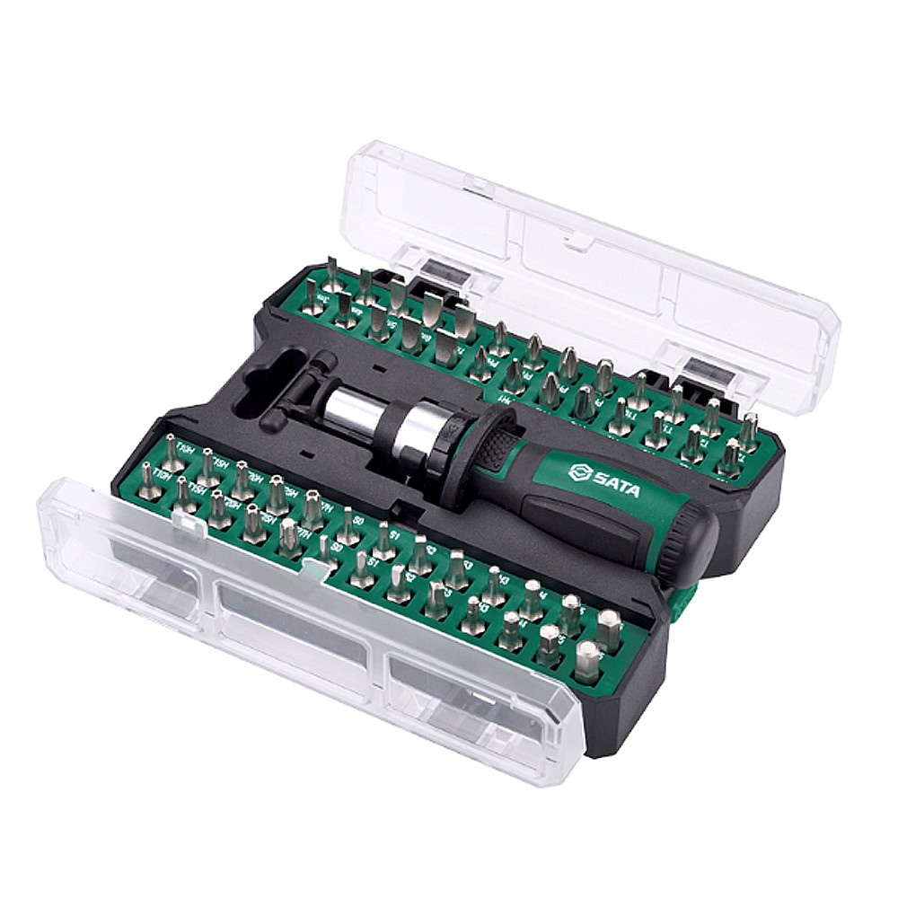 ชุดด้ามขันฟรี SATA 53 ชิ้น 05491