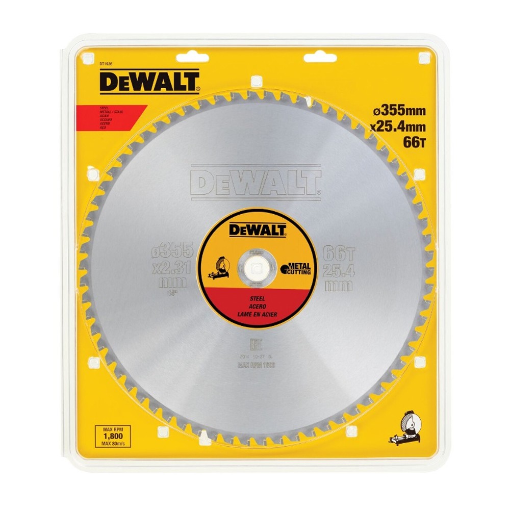 ใบเลื่อยวงเดือน 4 นิ้ว DEWALT DT1926 จำนวน 66 ฟัน