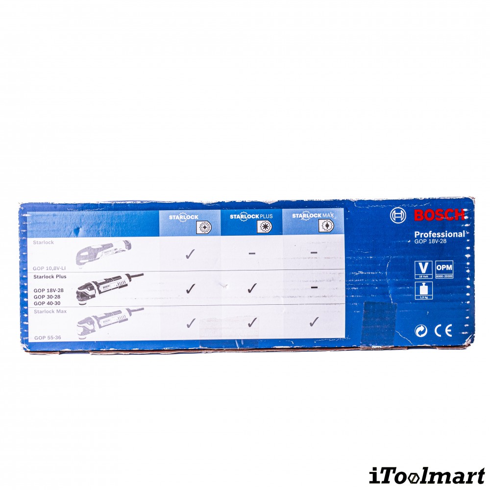 เครื่องตัดเอนกประสงค์ไร้สาย BOSCH รุ่น GOP 18V-28 (ตัวเปล่า)