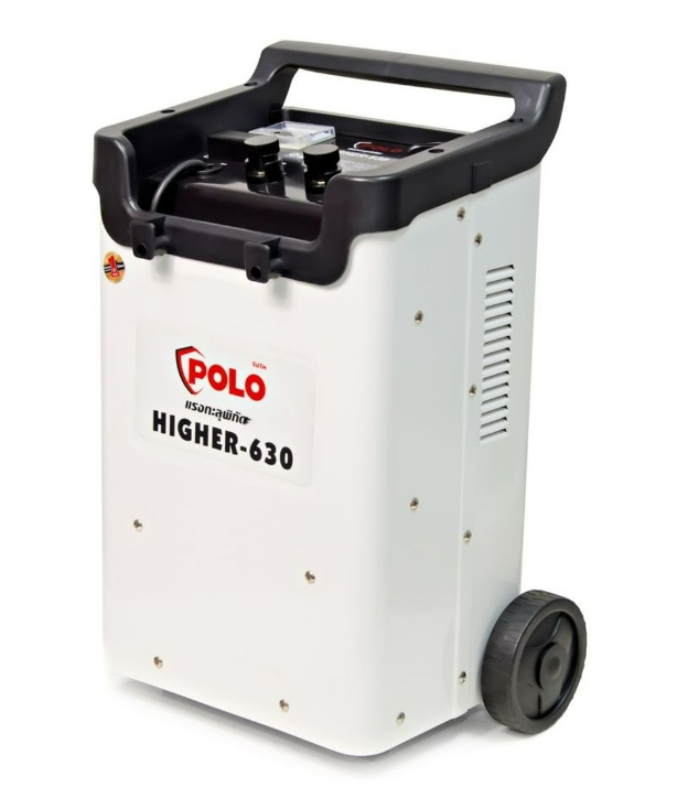 เครื่องชาร์จแบตเตอรี่ POLO HIGHER630 ชาร์จ 2000 วัตต์, สตาร์ท 12000 วัตต์ 220 โวลต์, ชาร์จแบตขนาด 60 - 1000 AH