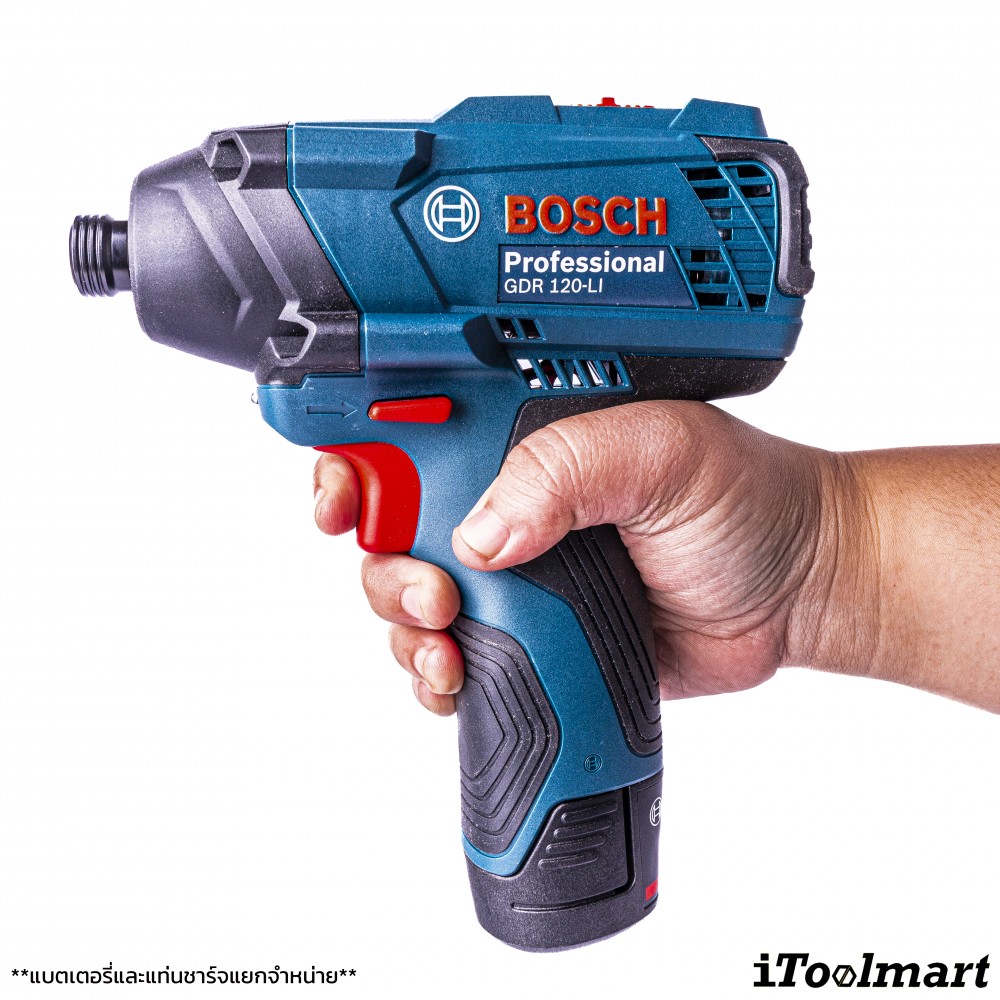 สว่านไขควงกระแทก BOSCH รุ่น GDR 120-LI SOLO (ตัวเปล่า)