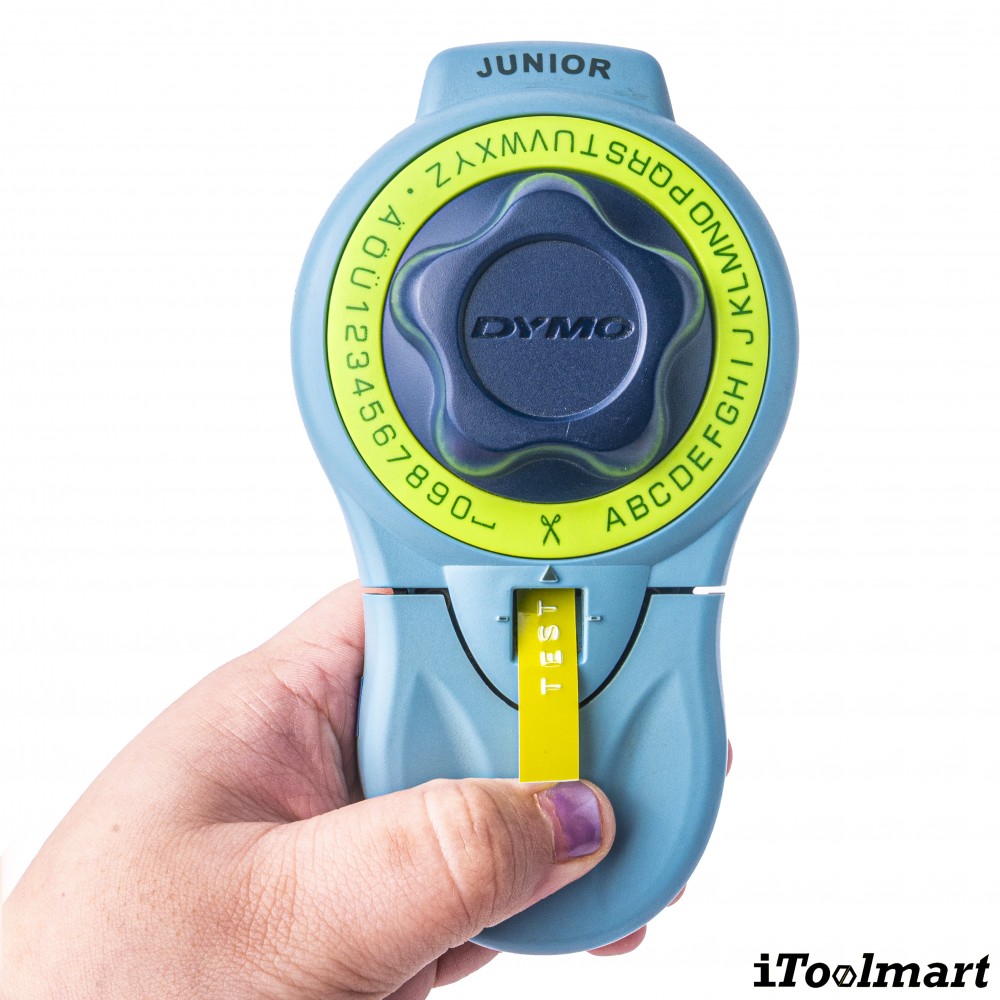 เทปพลาสติก BASIC INDUSTRIAL S0718080 3D Embossing Label Tape สีเขียวมะกอก ขนาด 9 มม. x 3 ม. สำหรับเครื่องพิมพ์ Dymo Embossing Junior