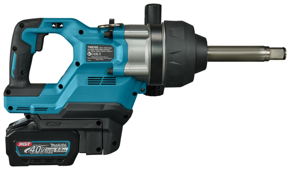 เครื่องขันบล๊อกไร้สาย MAKITA TW010GT201 40Vmax ขนาด 1 นิ้ว พร้อมแบตเตอรี่ + แท่นชาร์จ