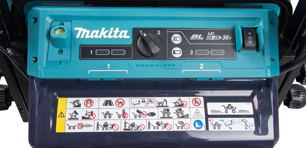 รถเข็นแบตเตอรี่ 4 ล้อ MAKITA 18V LXT® Wheelbarrow (ตัวเปล่า)