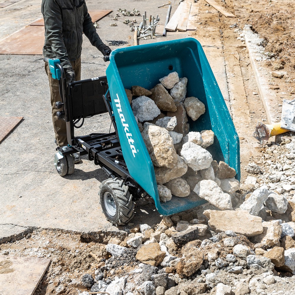 รถเข็นแบตเตอรี่ 4 ล้อ MAKITA 18V LXT® Wheelbarrow (ตัวเปล่า)