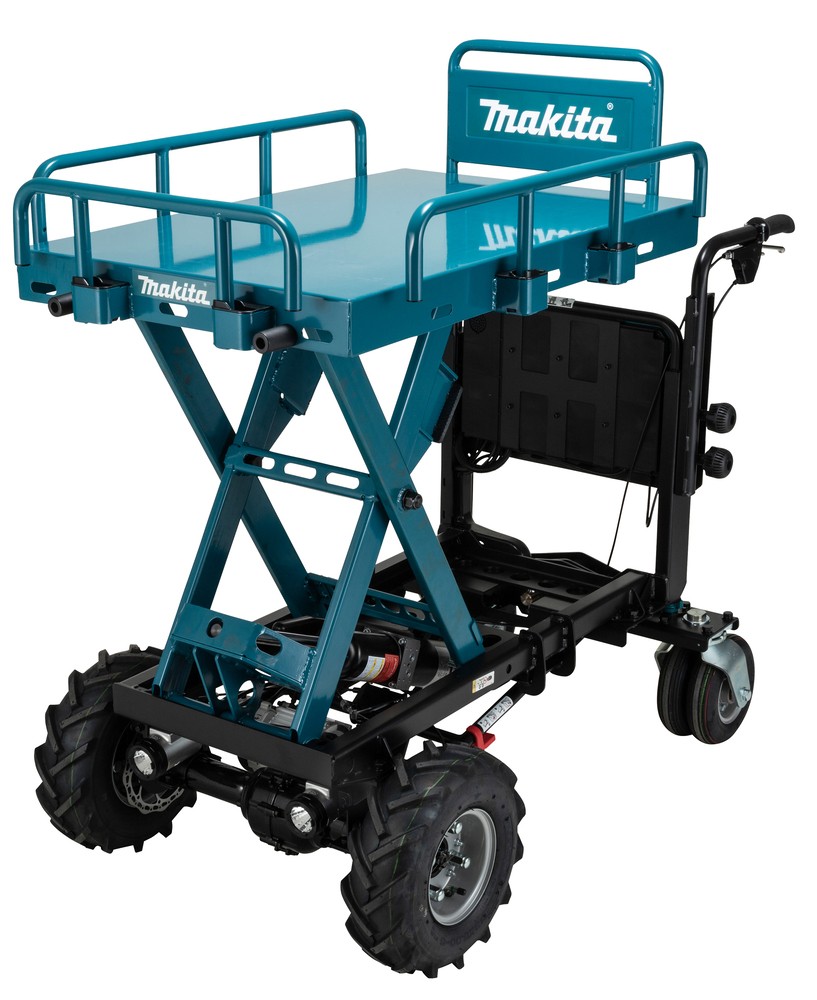รถเข็นแบตเตอรี่ 4 ล้อ MAKITA DCU601Z 18V LXT® Wheelbarrow with an electric lift (ตัวเปล่า)