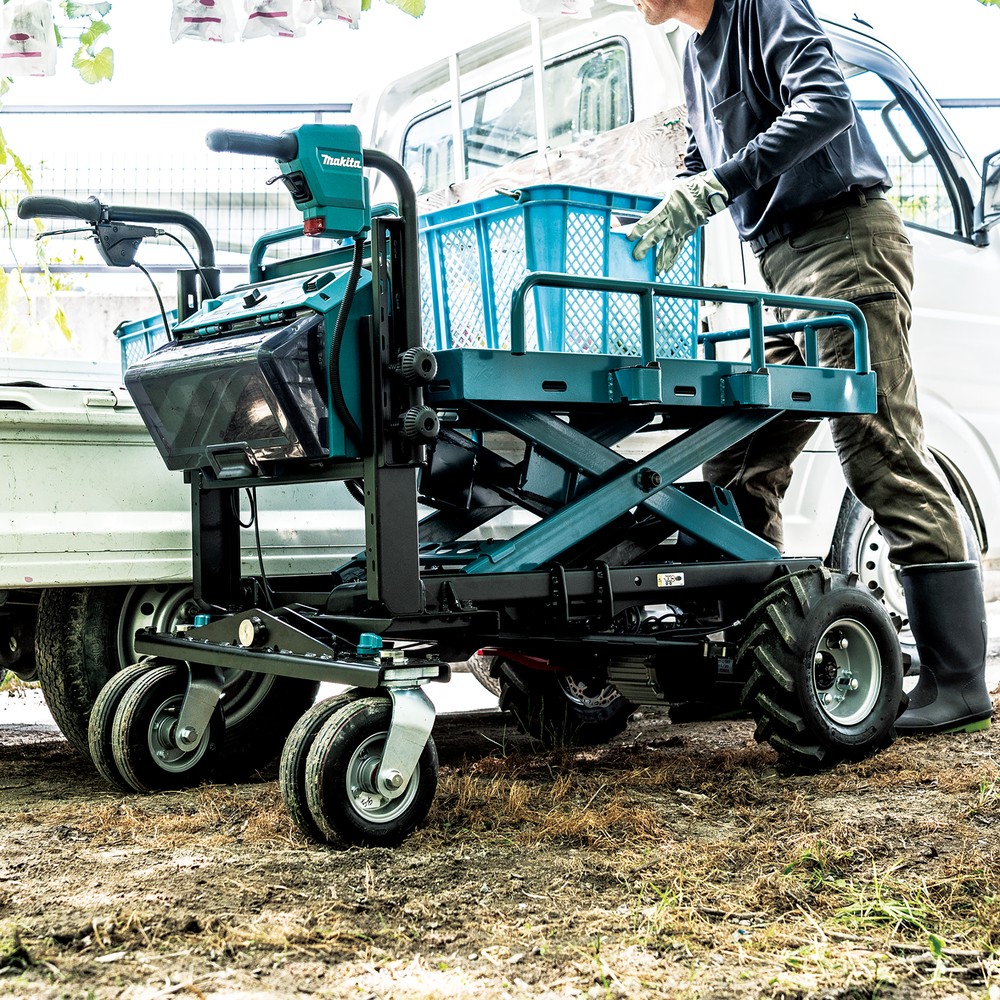 รถเข็นแบตเตอรี่ 4 ล้อ MAKITA DCU601Z 18V LXT® Wheelbarrow with an electric lift (ตัวเปล่า)