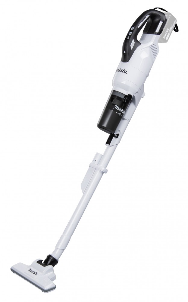 เครื่องดูดฝุ่นไร้สาย สีขาว MAKITA DCL286FRFW 18V LXT ความจุ 250 มล. ปรับความเร็วได้ 4 ระดับ มาพร้อมแบตเตอรี่ + แท่นชาร์จ