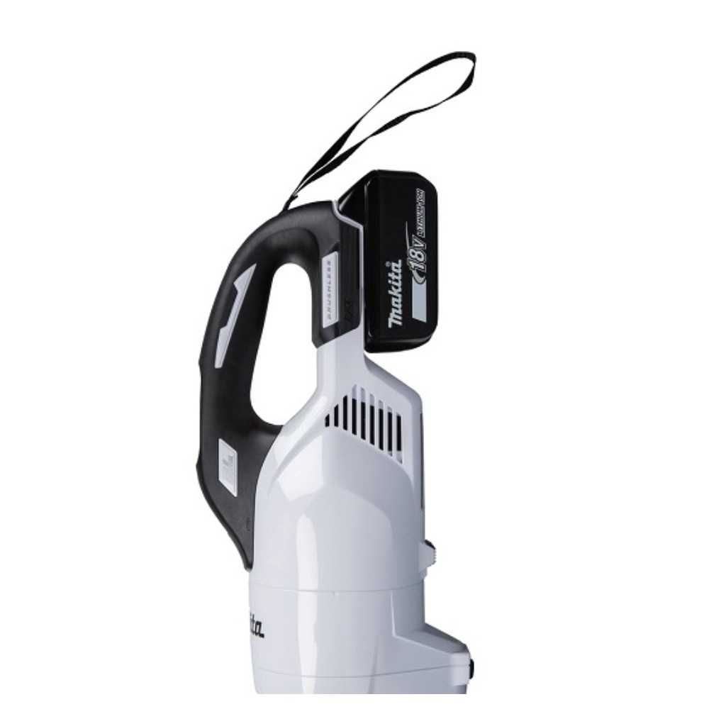 เครื่องดูดฝุ่นไร้สาย สีขาว MAKITA DCL286FRFW 18V LXT ความจุ 250 มล. ปรับความเร็วได้ 4 ระดับ มาพร้อมแบตเตอรี่ + แท่นชาร์จ