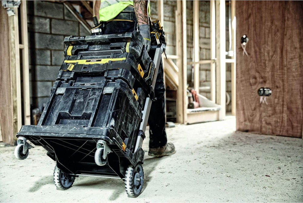 รถเข็นอเนกประสงค์ พับได้ DEWALT DWST1-71196 TSTAK TROLLEY สามารถรับน้ำหนักได้ 100 กิโลกรัม