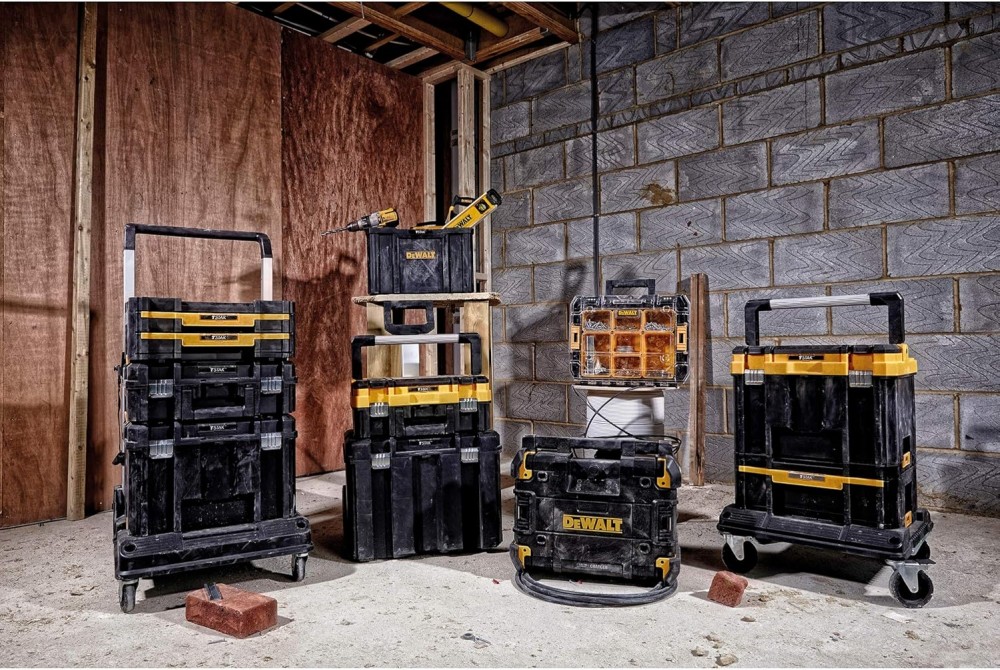 รถเข็นอเนกประสงค์ พับได้ DEWALT DWST1-71196 TSTAK TROLLEY สามารถรับน้ำหนักได้ 100 กิโลกรัม