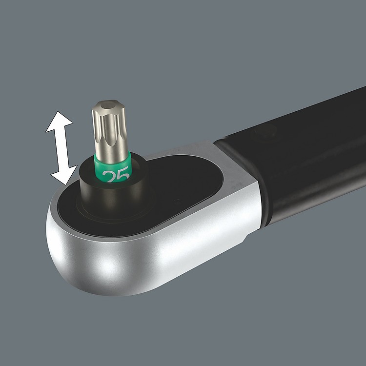 ประแจปอนด์ Wera Click-Torque Lock A 6 ขนาด 1/4 นิ้ว 2.5 - 25 Nm 05075691001