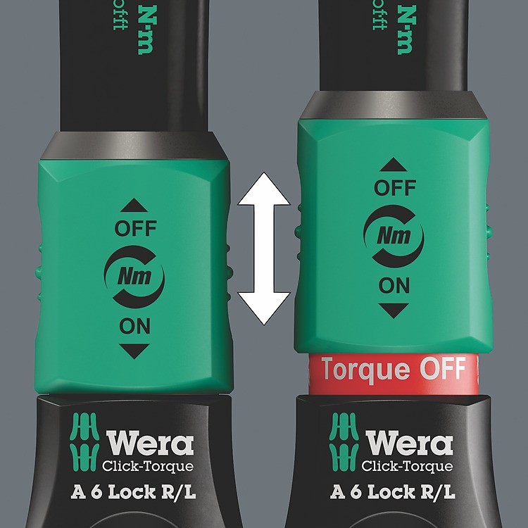 ประแจปอนด์ Wera Click-Torque Lock C 3 R/L ขนาด 1/2 นิ้ว 40 - 200 Nm 05075695001
