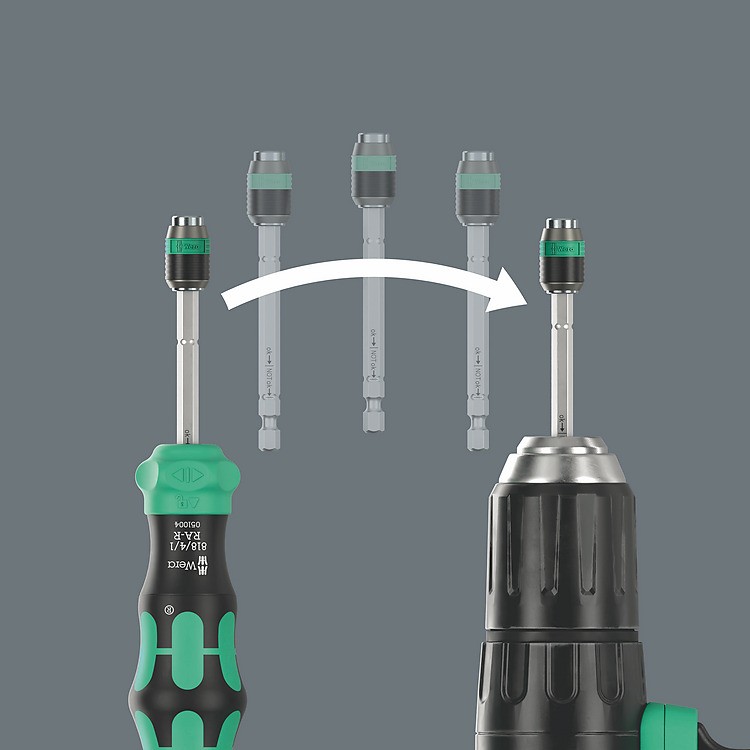 ไขควง Wera Kraftform Kompakt 20 RA-R 05051513001 (6 ชิ้น)