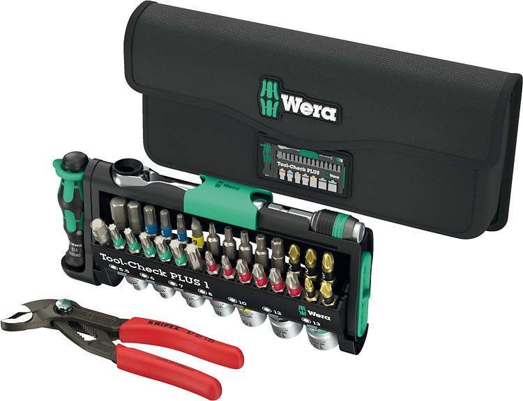 ชุดไขควงและประแจ Wera Tool-Check Combi 1 05049070001 (40 ชิ้น)