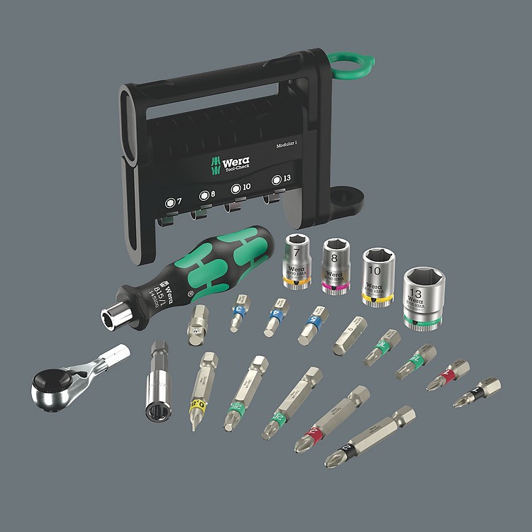 ชุดไขควงและประแจ Wera Tool-Check Modular Set 1 05049020001 (50 ชิ้น)