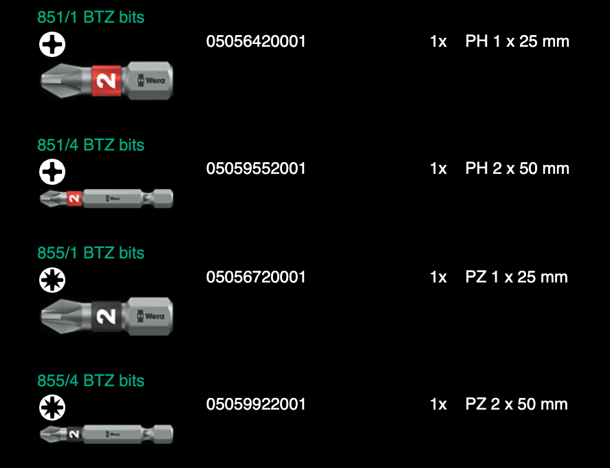 ชุดไขควงและประแจ Wera Tool-Check Modular 1 05049000001 (21 ชิ้น)