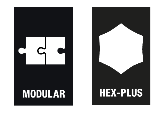 ชุดประแจหกเหลี่ยม Wera Tool-Check Modular L-keys Hex-Plus 1 05049003001 (9 ชิ้น)