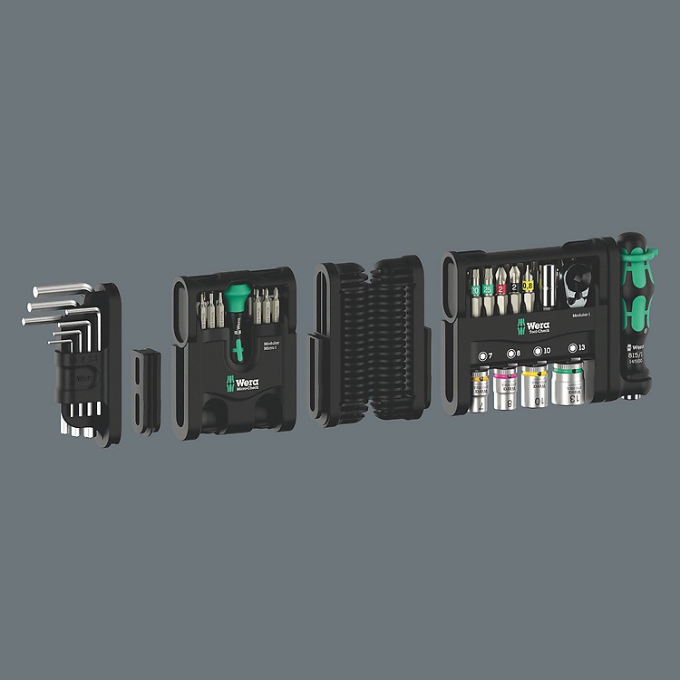 ชุดไขควงและประแจ Wera Tool-Check Modular Set 1 05049020001 (50 ชิ้น)