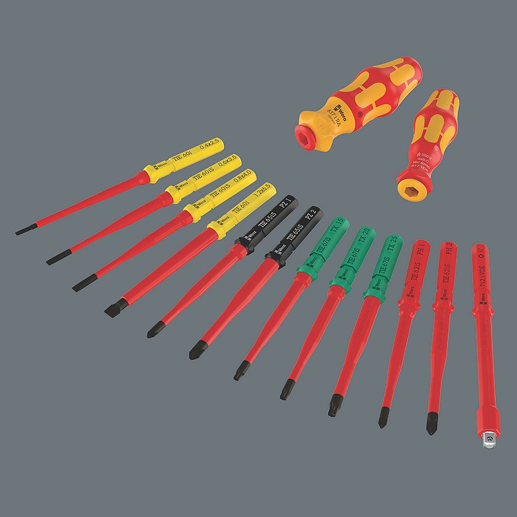 ชุดไขควง Wera Kraftform Kompakt VDE 24 Allrounder Set 1 05006632001 (25 ชิ้น)