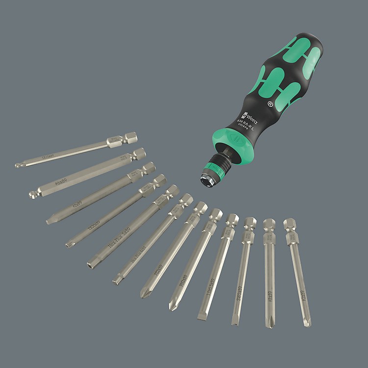 ไขควงอเนกประสงค์ Wera 838 RA-R L Bitholding screwdriver with ratchet functionality ขนาด 1/4 นิ้ว 05051494001