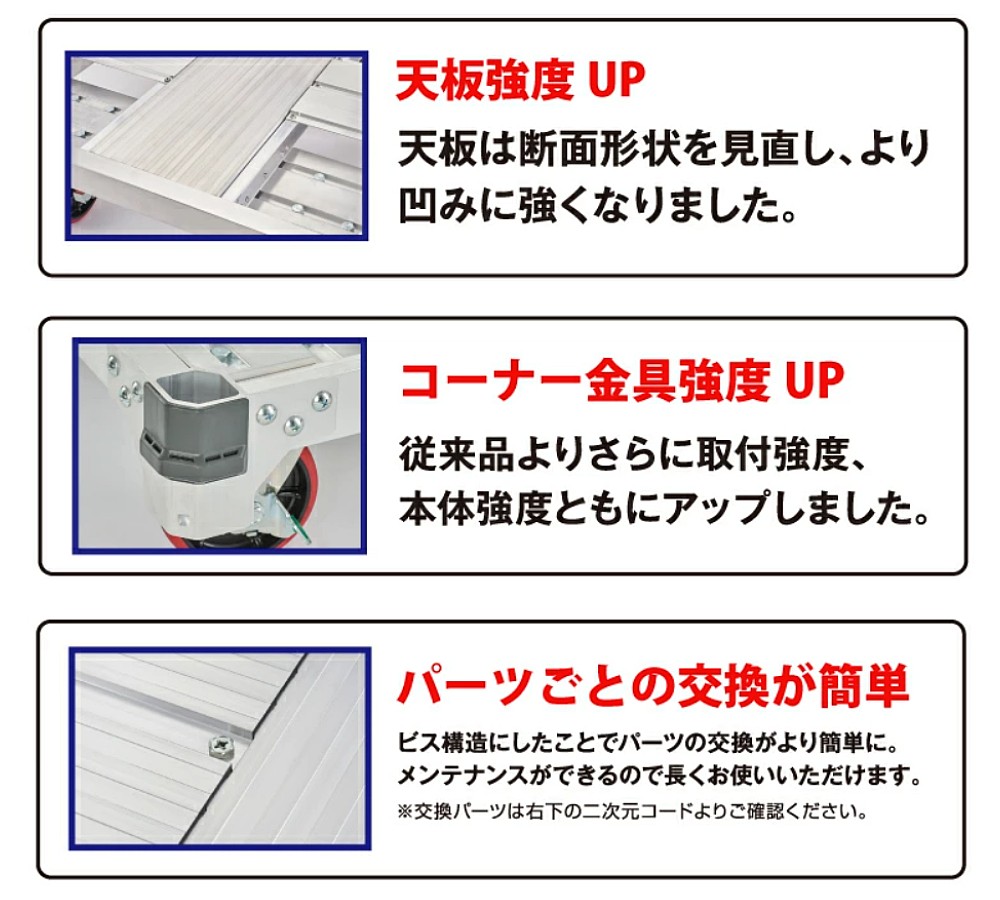 รถเข็นดอลลี่ อลูมิเนียม HASEGAWA FC6-1275 Trolley box 6 ล้อ ขนาด 1210 x 760 มม. รองรับน้ำหนัก 1 ตัน