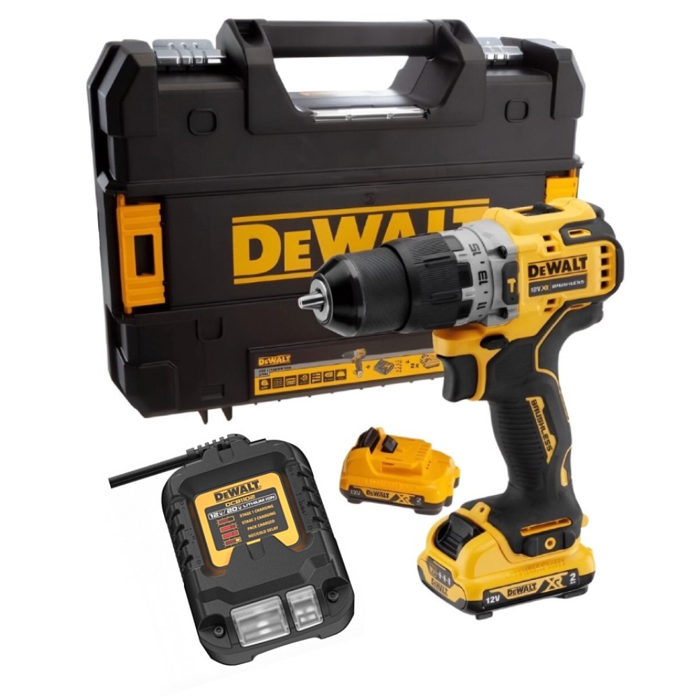 สว่านกระแทกไร้สาย DEWALT DCD706D2A-B1 12V