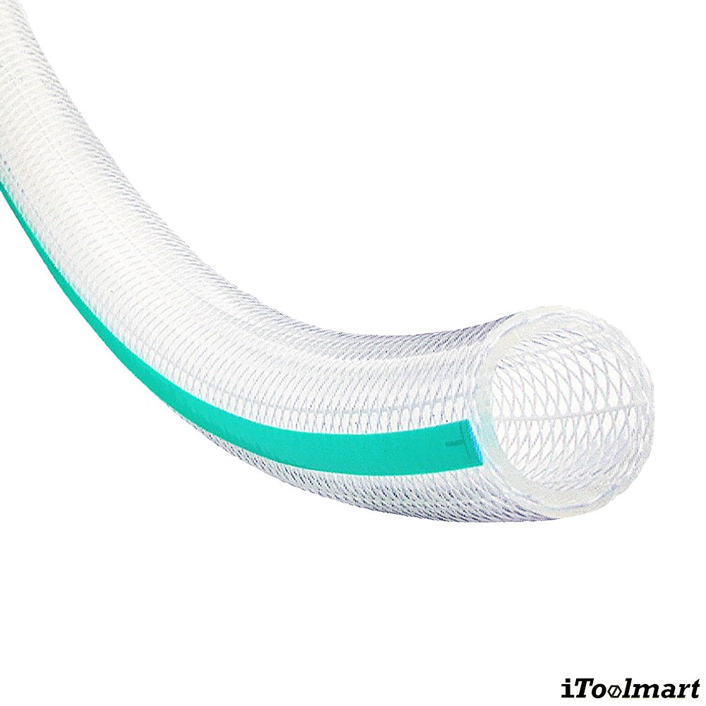 สายยางฟู้ดเกรด PVC TOYOX TFB 8  สายอาหารอเนกประสงค์ด้ายโพลีเอสเตอร์ถัก ขนาด 5 16 นิ้ว 1 เมตร