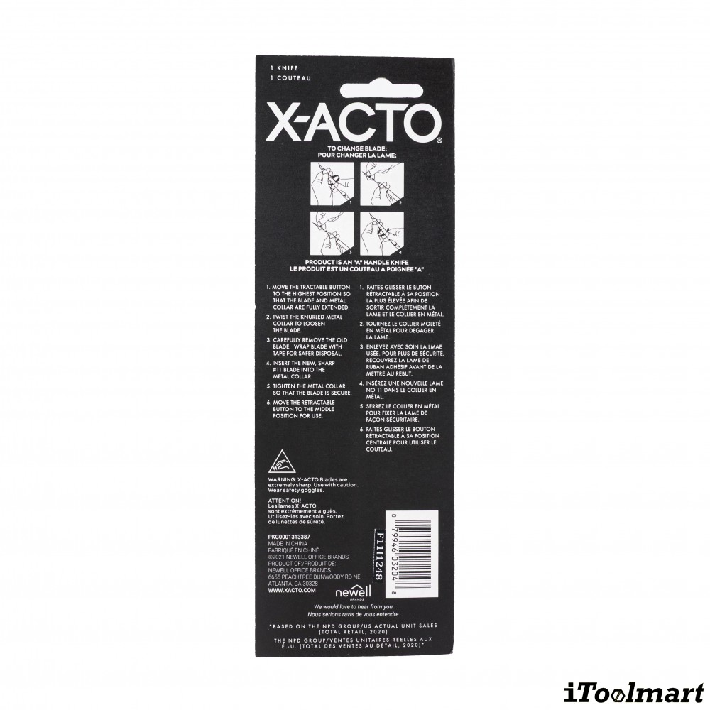 มีดแกะสลัก X Acto X3204 Precision Knife ด้ามจับ Type A