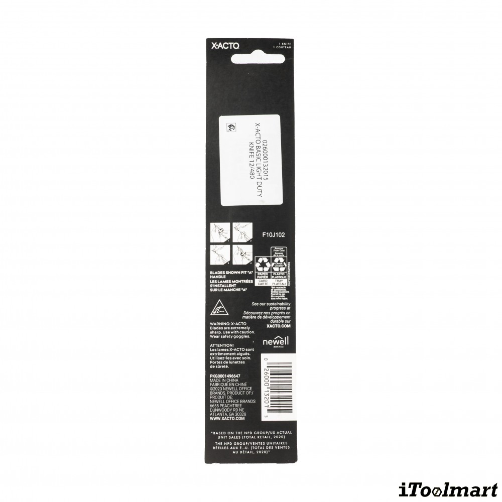 มีดแกะสลัก X ACTO XWA3201E Basic light duty knife No 1