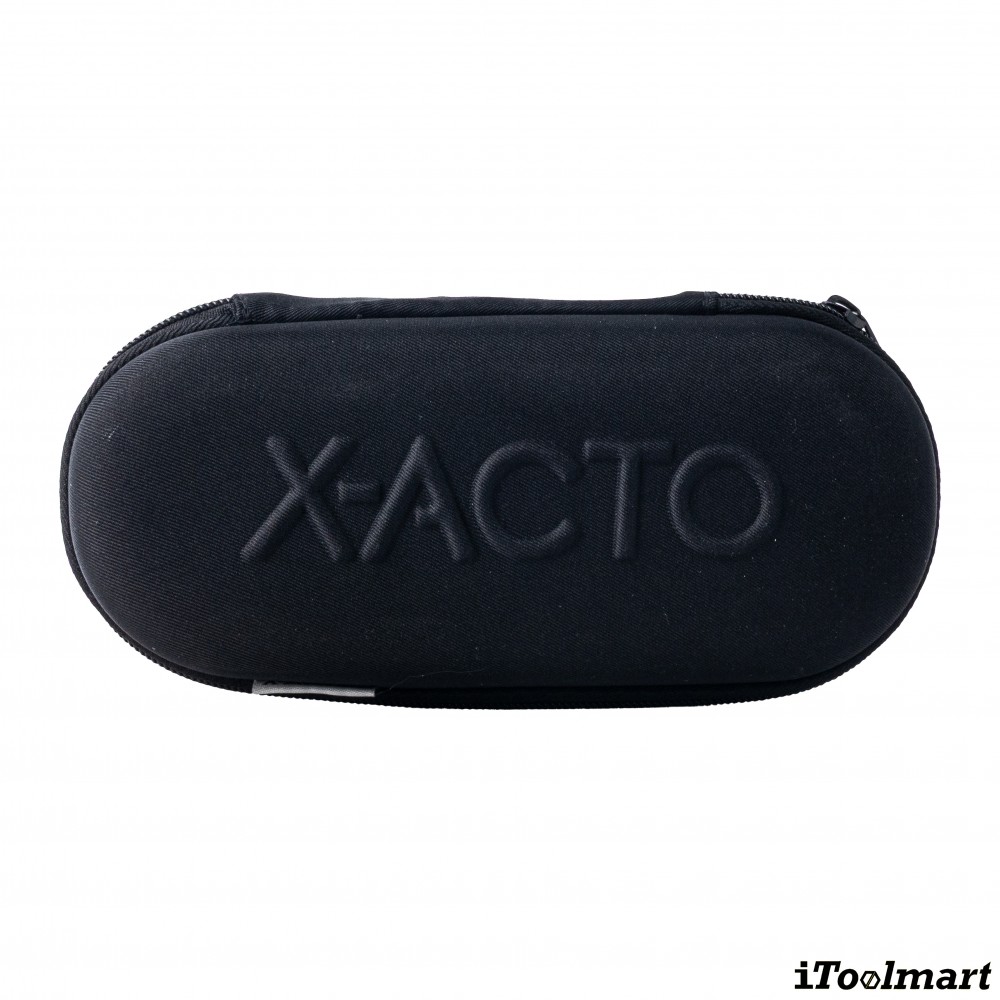 ชุดมีดพื้นฐานพร้อมกระเป๋า X ACTO X5285 ประกอบด้วยมีด 3 เล่ม ใบมีด 13 ใบ และกระเป๋า