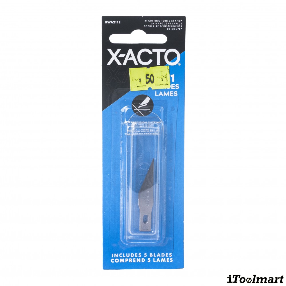 ใบมีดแกะสลัก X ACTO XWA211E Basic light duty blades No 11