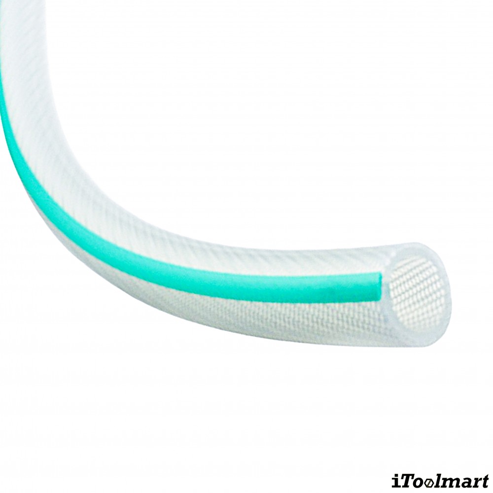 สายยางฟู้ดเกรด Silicone Rubber TOYOX TSI 6 สายทนความร้อนด้ายโพลีเอสเตอร์ถักขนาด 1 4 นิ้ว 1 เมตร