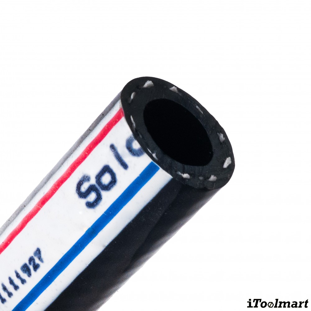 สายลม PVC TOYOX TBK สายลมอเนกประสงค์ด้ายโพลีเอสเตอร์ถัก ขนาด 1 เมตร ม้วน 100 เมตร